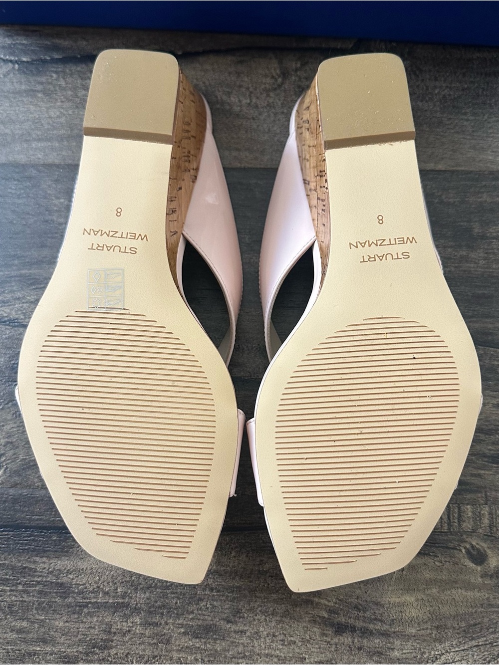 NWT STUART WEITZMAN Miami Wedge - Rosewater - Picture 4 of 7